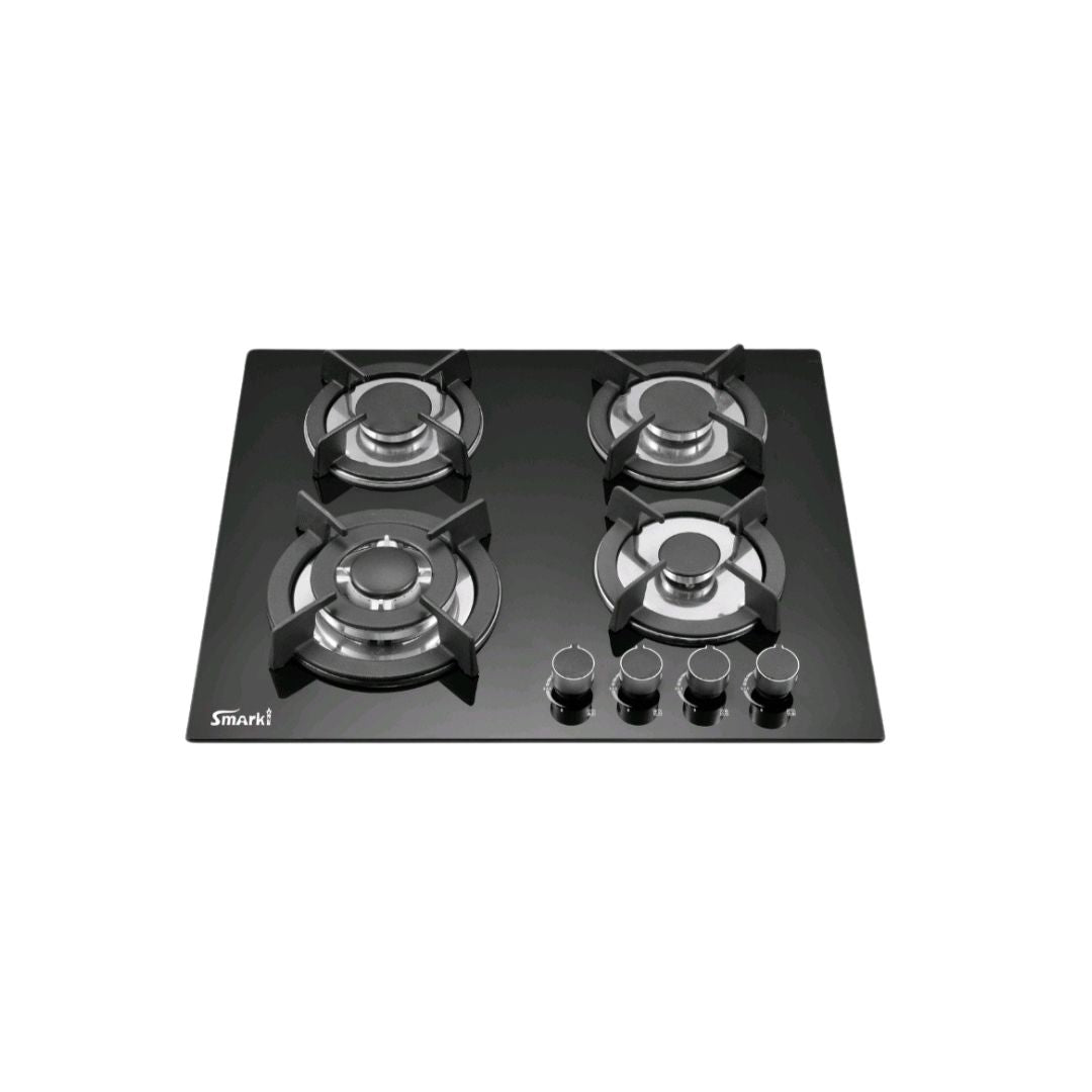 TEMPERED GLASS 4 BURNER GAS HOB