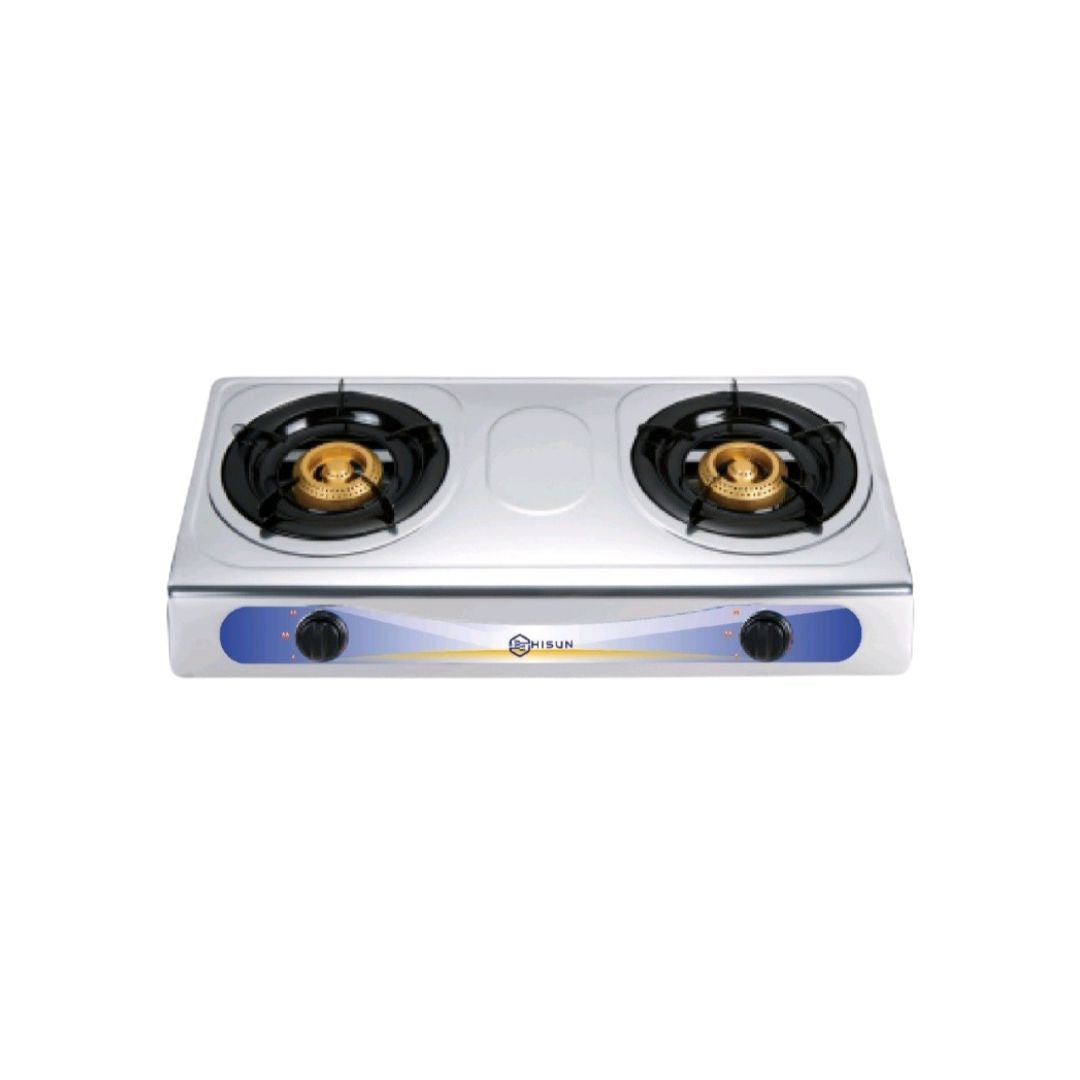 TEMPERED GLASS 2 BURNER TABLE TOP GAS STOVE