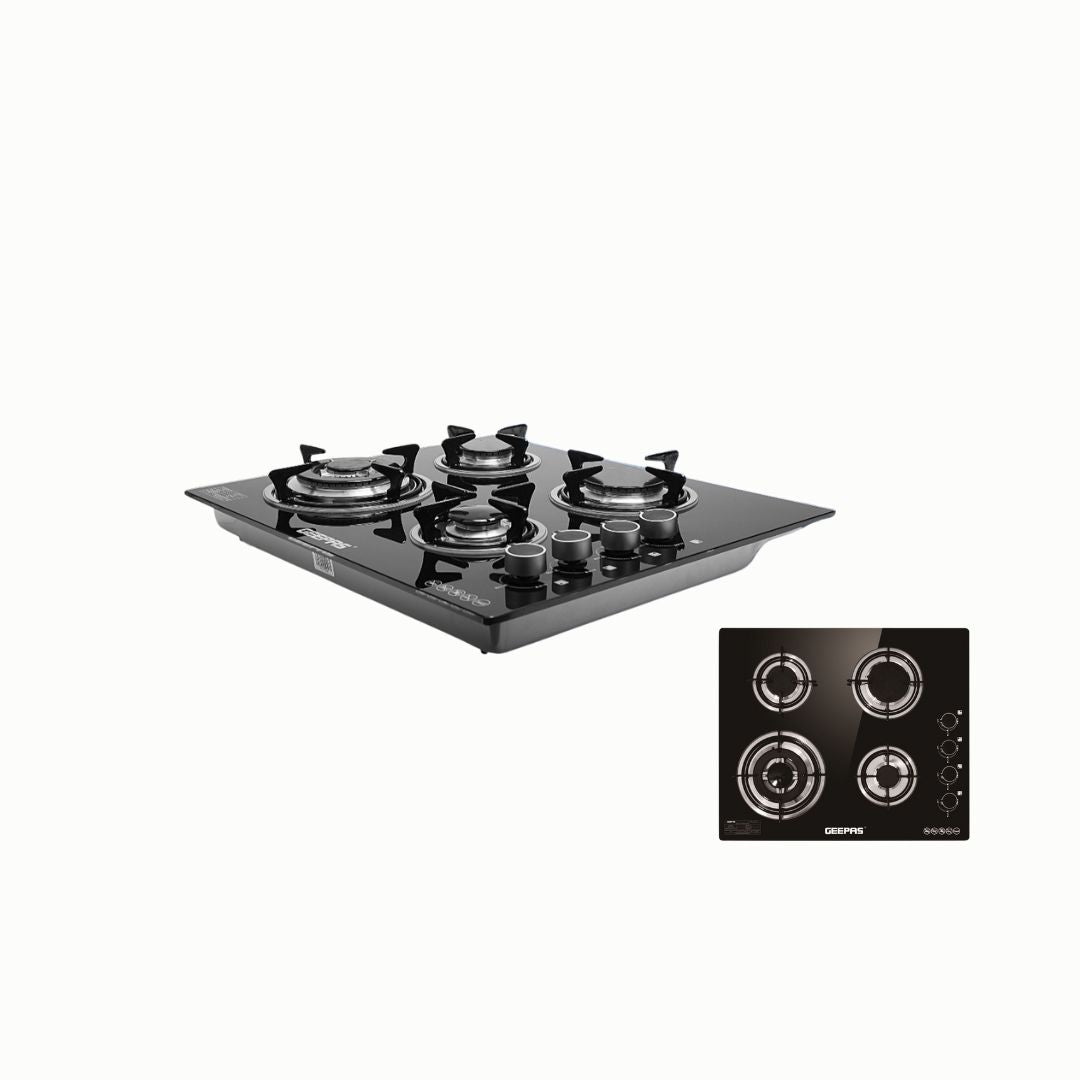 TEMPERED GLASS 4 BURNER GAS HOB GK4410