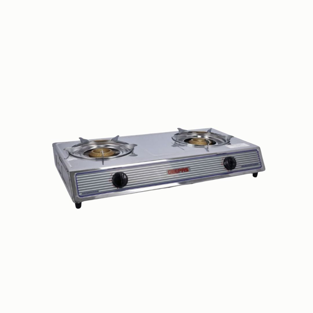 STAINLESS STEEL Automatic Ignition System Stainless Steel Gas Cooker GGC31033 Geepas