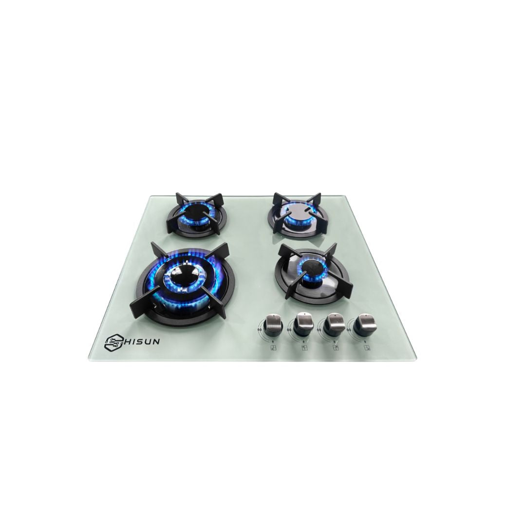 HISUN  4 Burner Builtin Gas Hob Glass