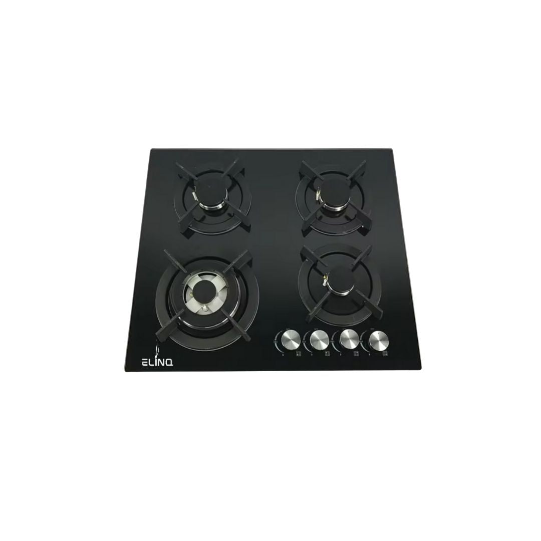 ELINQ 4 Burner Builtin Gas Hob Glass