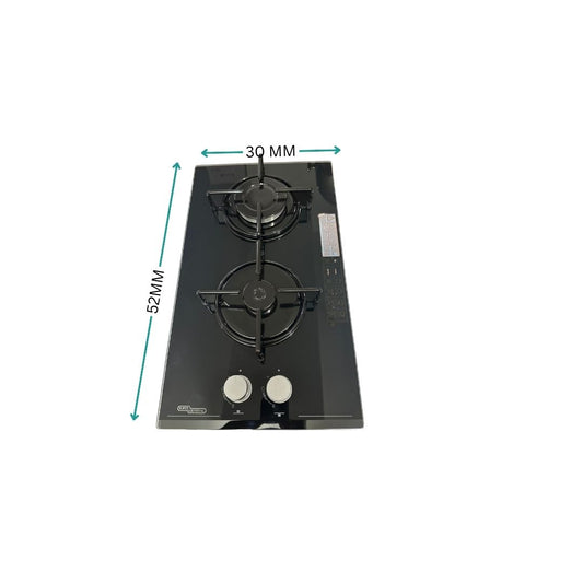 SUPER GENERAL 2 Burner Builtin Gas Hob Glass