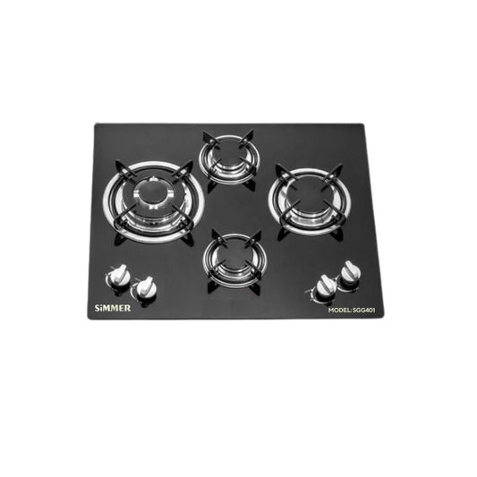 SIMMER Builtin 4 burner gas hob