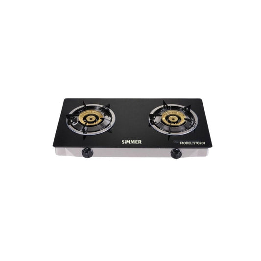 Glass GAS HOB Builtin 2 burner TABLE TOP gas stove