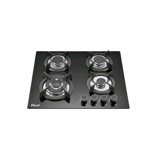 TEMPERED GLASS 4 BURNER GAS HOB