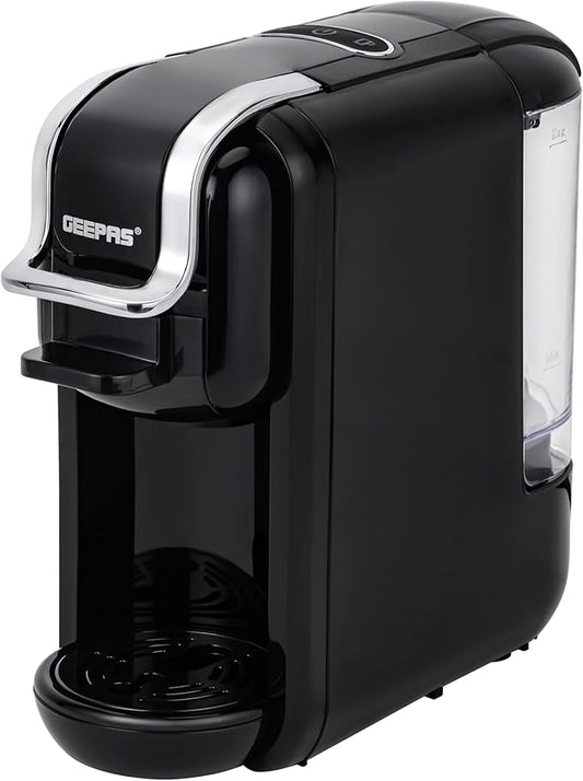 4-In-1 Capsule Coffee Machine, Compatible With Nespresso, Dolce Gusto, Ground Coffee, & Caffitaly