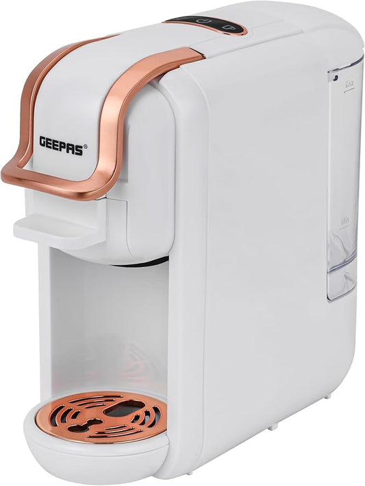 Geepas 4in1 Capsule Cofee Machine Gusto&Ground Coffee