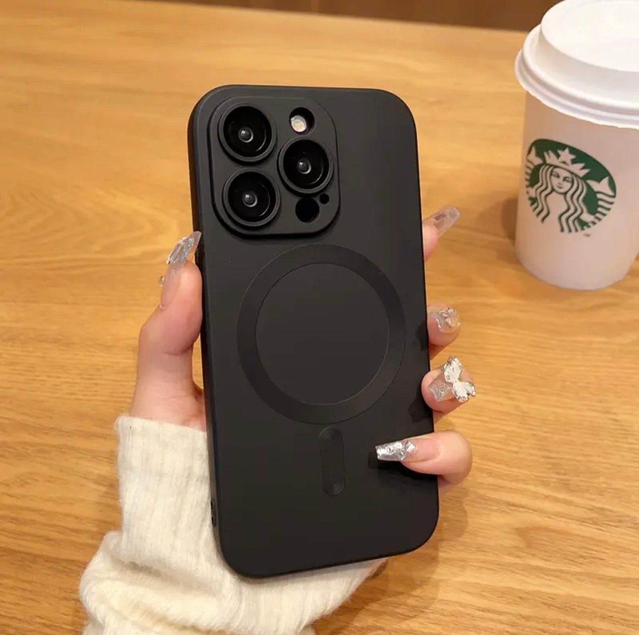 SILICONE METAL COLOR CASE FOR IPHONE