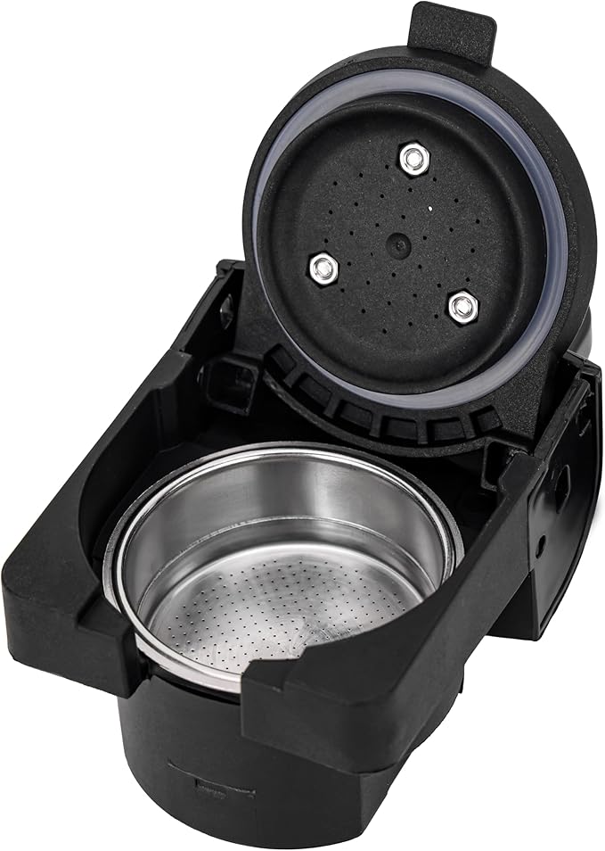 4-In-1 Capsule Coffee Machine, Compatible With Nespresso, Dolce Gusto, Ground Coffee, & Caffitaly