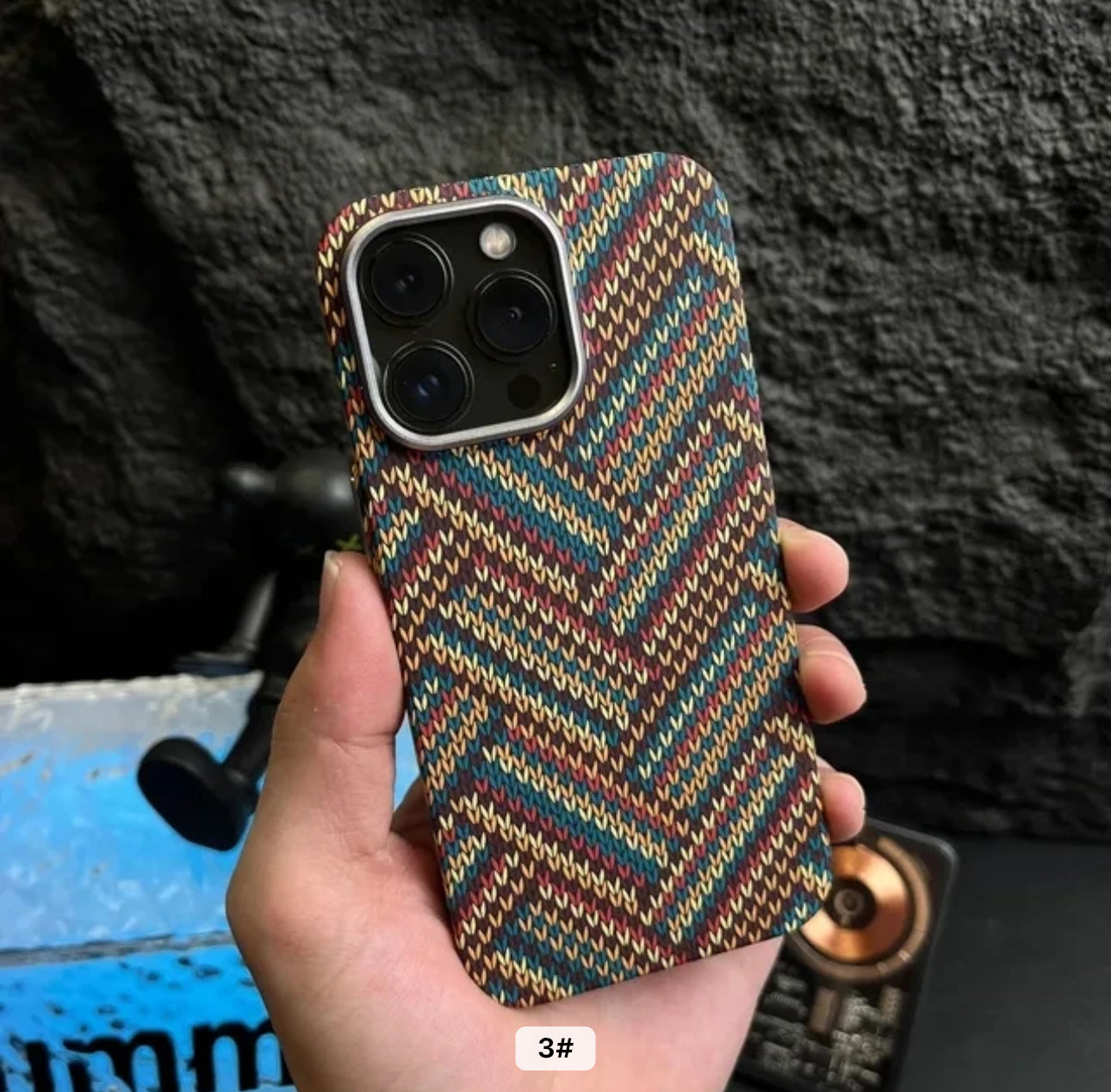 CARBON FIBER PATTERN CASE FOR IPHONE