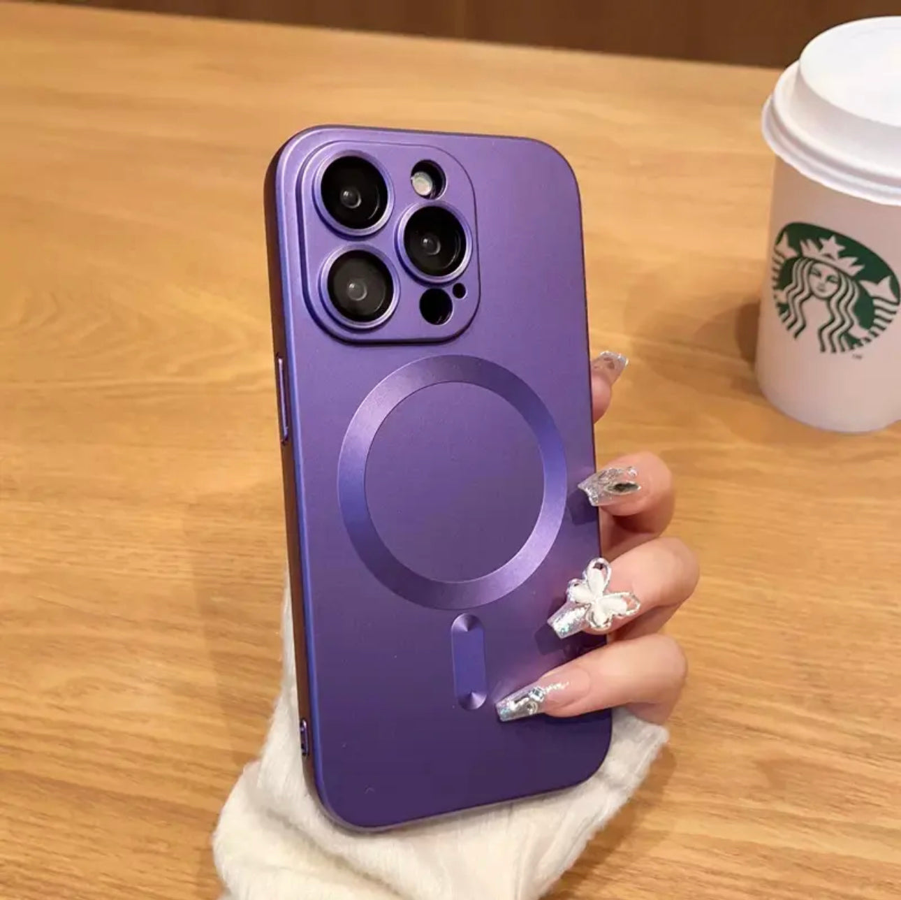 SILICONE METAL COLOR CASE FOR IPHONE