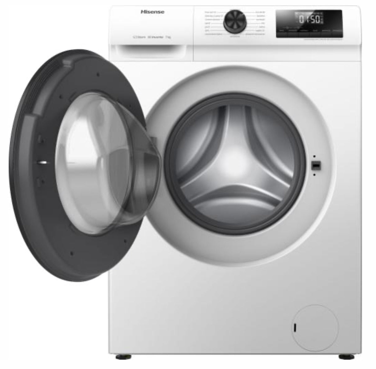 HISENSE 1 SERIES WFQP7012EVM 7 KG
1200 SPIN WASHING MACHINE - WHITE
