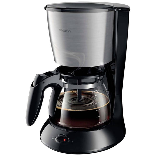 Philips Home Daily Collection HD7462/20 Coffee maker Black, Metal Cup volume=15 Glass jug